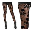 Női Hálós Koponyás Harisnya Halloweenre