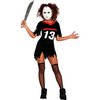Női Horror Sportoló Jelmez Szett Maszkkal Halloweenre