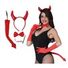 Női Ördög Kiegészítő Szett Halloweenre