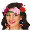Női Virágos Hippie Fejdísz, 20 cm