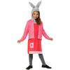 Rózsaszín Nyúl Péter Lili Jelmez Kislányoknak Kapucnis Ruhával - 3-4 év