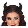 Ördög Szarv Fejpánt Tollakkal Nőknek Halloweenre