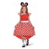 Piros-Fehér Disney Minnie Mouse Jelmez Kislányoknak - M