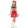 Piros-Fehér Sportos Cheerleader Lány Jelmez