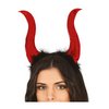 Piros Ördög Szarv Fejpánt Női Jelmezhez Halloweenre