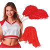 Piros Pompon Szett Női Szurkolóknak, 80 gramm
