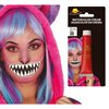 Piros Víztartalmú Arcfesték Tubus Halloweenre, 20 ml