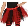 Piros Zöld-fekete Boszorkány Tütü Szoknya Lányoknak Halloweenre,  30 cm