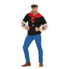 Popeye Tengerész Férfi Jelmez Szett
