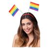 Pride Szivárvány Zászló Hajpánton