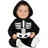 Puha Csontváz Jelmez Csecsemőknek Kapucnival Halloweenre
