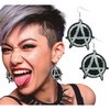Punk Anarchia Fülbevaló Pár Felnőtteknek