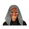 Ráncos Arcú Kapucnis Boszorkány Maszk Felnőtteknek Halloweenre