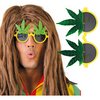 Rasta Fűlevél Parti Napszemüveg Legénybúcsúra