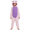 Rózsaszín és Lila Macska Kigurumi Jelmez Gyerekeknek, 5 - 6 Év