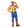 Sárga-Kék-Barna Disney Pixar Toy Story 4 Woody Klasszikus Jelmez Férfiaknak - XL