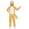 Sárga Kigurumi Róka Gyerek Jelmez