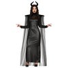 Sötét Tündér Női Jelmez Halloweenre, M (38-40), Fekete