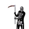 Szétszedhető Véres Kasza Gyerekeknek Halloweenre, 95 cm