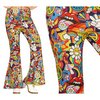 Színes Hippie Női Trapéznadrág