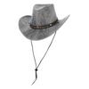 Szürke Vadnyugati Cowboy Kalap