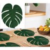 Trópusi Monstera Levél Dekoráció Szett Hawaiira, 34x30 cm