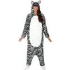 Unisex Zebra Kigurumi Jelmez Felnőtteknek