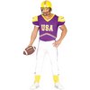 USA Quarterback Férfi Jelmez