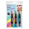 UV Neon Arc- és Testkréta - Rózsaszín, Kék, Zöld - 3 db-os, 3,5 g