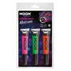 UV Neon Szempillafesték - Rózsaszín, Zöld, Narancs - 3 db-os, 15 ml