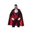 Vámpír Köpeny Piros Bélésel Felnőtteknek Halloweenre, 115 cm