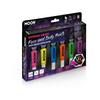 Vegyes Neon UV-s Arcfesték Szett - 6 db-os, 15 ml