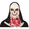 Véres Apáca Koponya Maszk Unisex Felnőtteknek Halloweenre