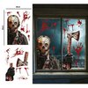 Véres Jason Elektrosztatikus Ablakmatrica Szett Halloweenre, 2 Lap, 30x40 cm