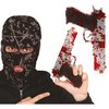 Véres Pisztoly Kiegészítő Halloweenre, 24 cm