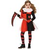 Veszélyes Cirkuszi Harlekin Lány Jelmez
