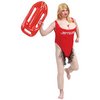 Vicces Baywatch Mentőbójás Férfi Jelmez Műmellekkel Legénybúcsúra