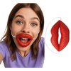 Vicces Óriás Latex Ajkak Kiegészítő Legénybúcsúra és Lánybúcsúra