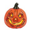 Világító Halloween Tök Dekoráció, 17 cm