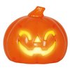 Világító Műanyag Halloween Tök, 10 cm