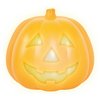 Világító Műanyag Tök Halloweenre, 15 cm