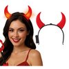 Világító Ördögszarv Fejpánt Felnőtteknek Halloweenre