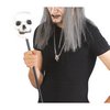 Voodoo Koponya Varázsló Bot Halloweenre, 60 cm