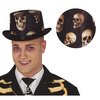 Voodoo Koponyás Cilinder Halloweenre Felnőtteknek