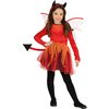 Vörös Ördög Lány Jelmez Szett Halloweenre