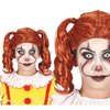 Vörösesbarna Copfos Bohóc Paróka Halloweenre
