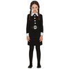 Wednesday Addams Lány Jelmez Halloweenre, 3 - 4 Év