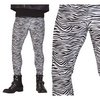 Zebra Mintás Rock Nadrág Férfiaknak