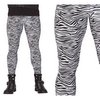 Zebra Mintás Rock Nadrág Férfiaknak