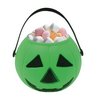 Zöld Halloween Tök Kosár,  15 cm